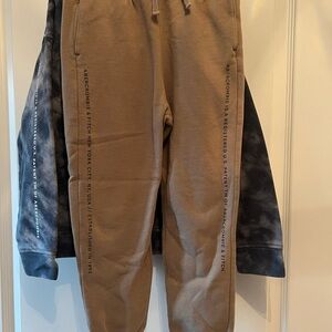 Abercrombie Kids Tan Jogger Pants